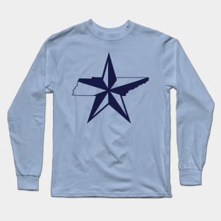 Tennessee Star - Navy Long Sleeve T-Shirt